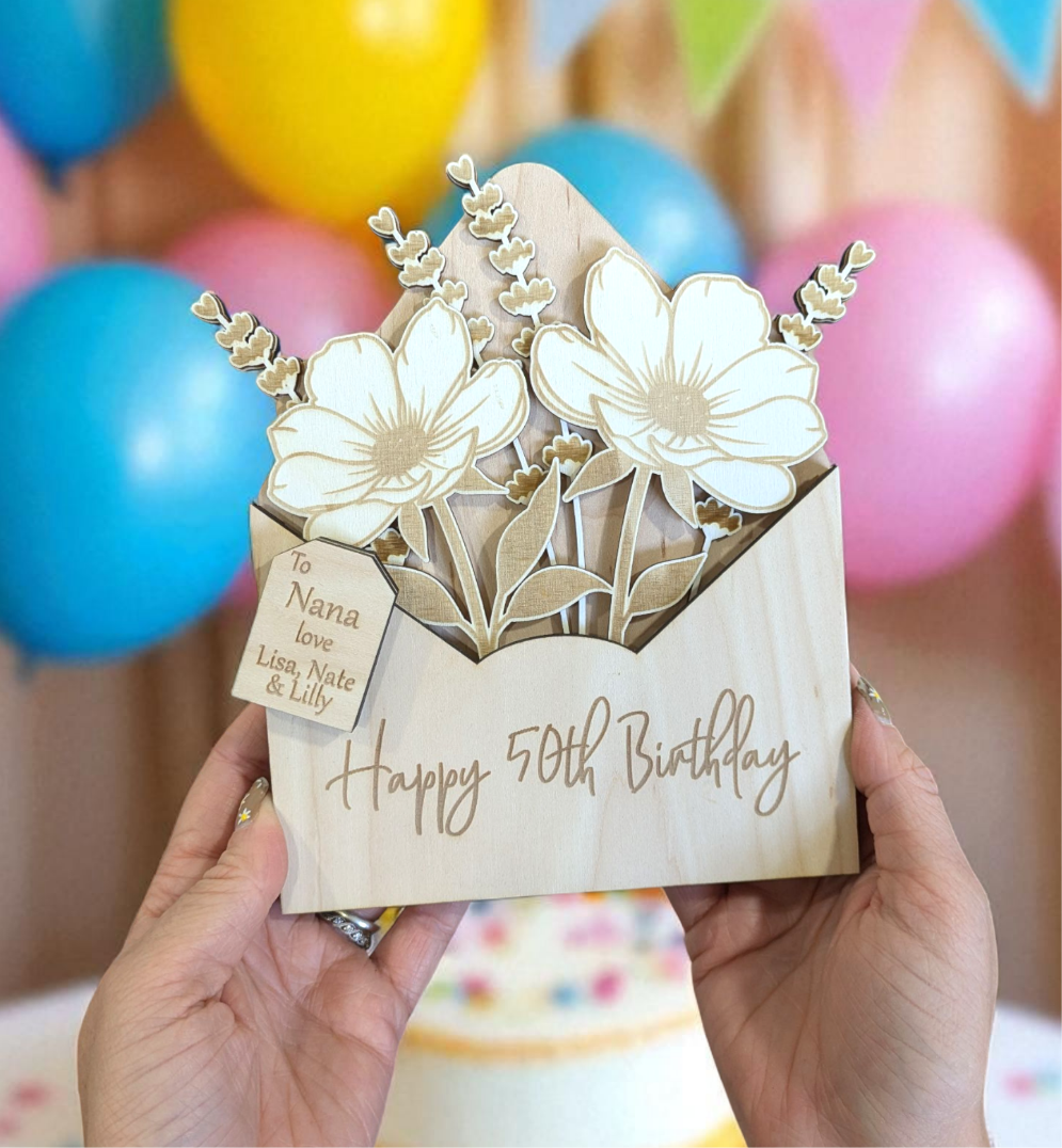 50th Birthday Gift Flower Bouquet