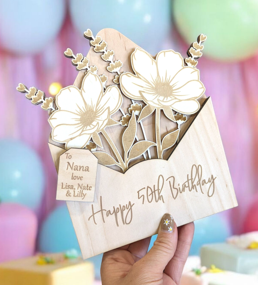 50th Birthday Gift Flower Bouquet