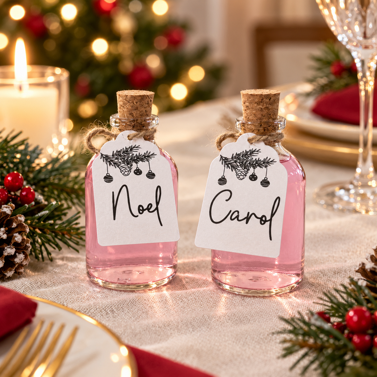 Personalised Christmas Table Gifts
