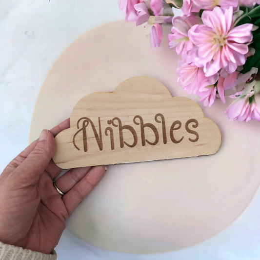 Personalised Cloud Name Cage Sign