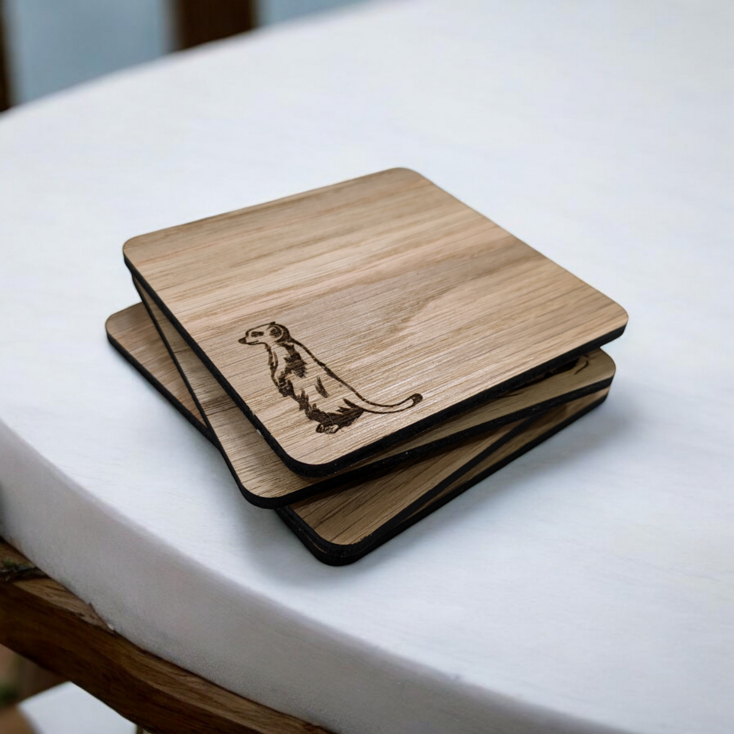 Meerkat Coaster Set