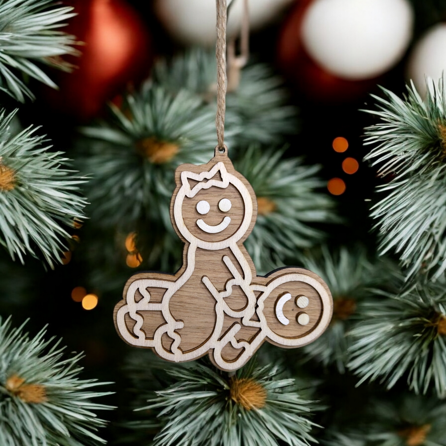 Rude Gingerbread Christmas Baubles