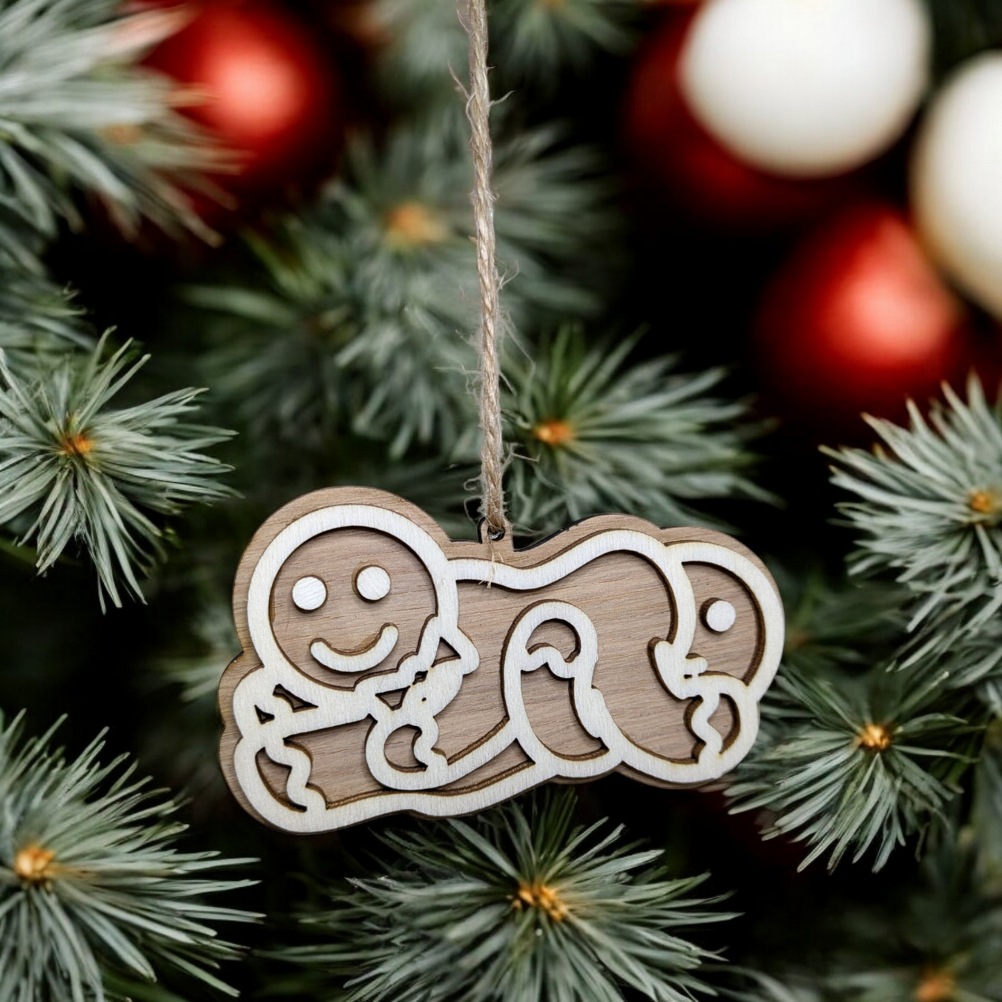 Gay Gingerbread Christmas Baubles