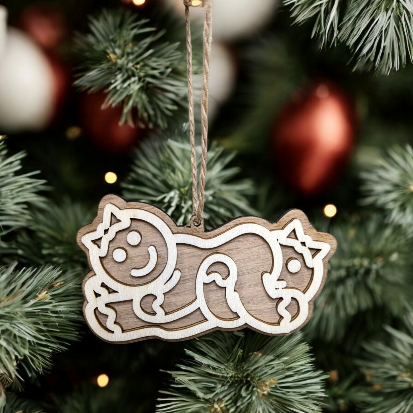 Lesbian Gingerbread Christmas Baubles