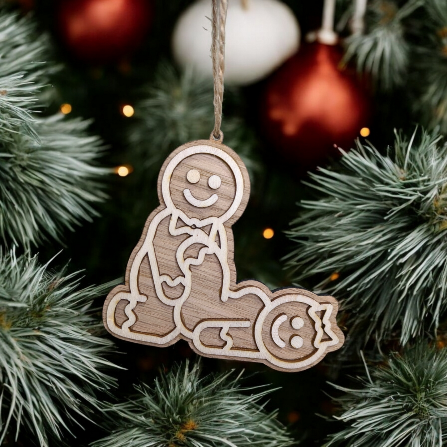 Rude Gingerbread Christmas Baubles