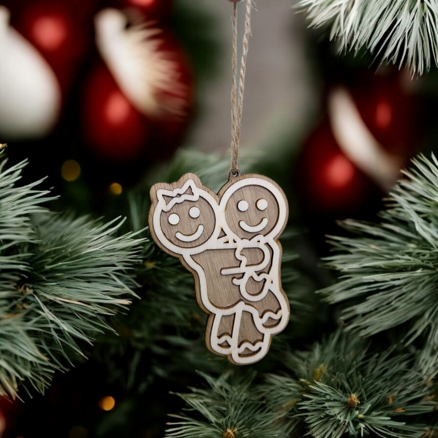 Rude Gingerbread Christmas Baubles