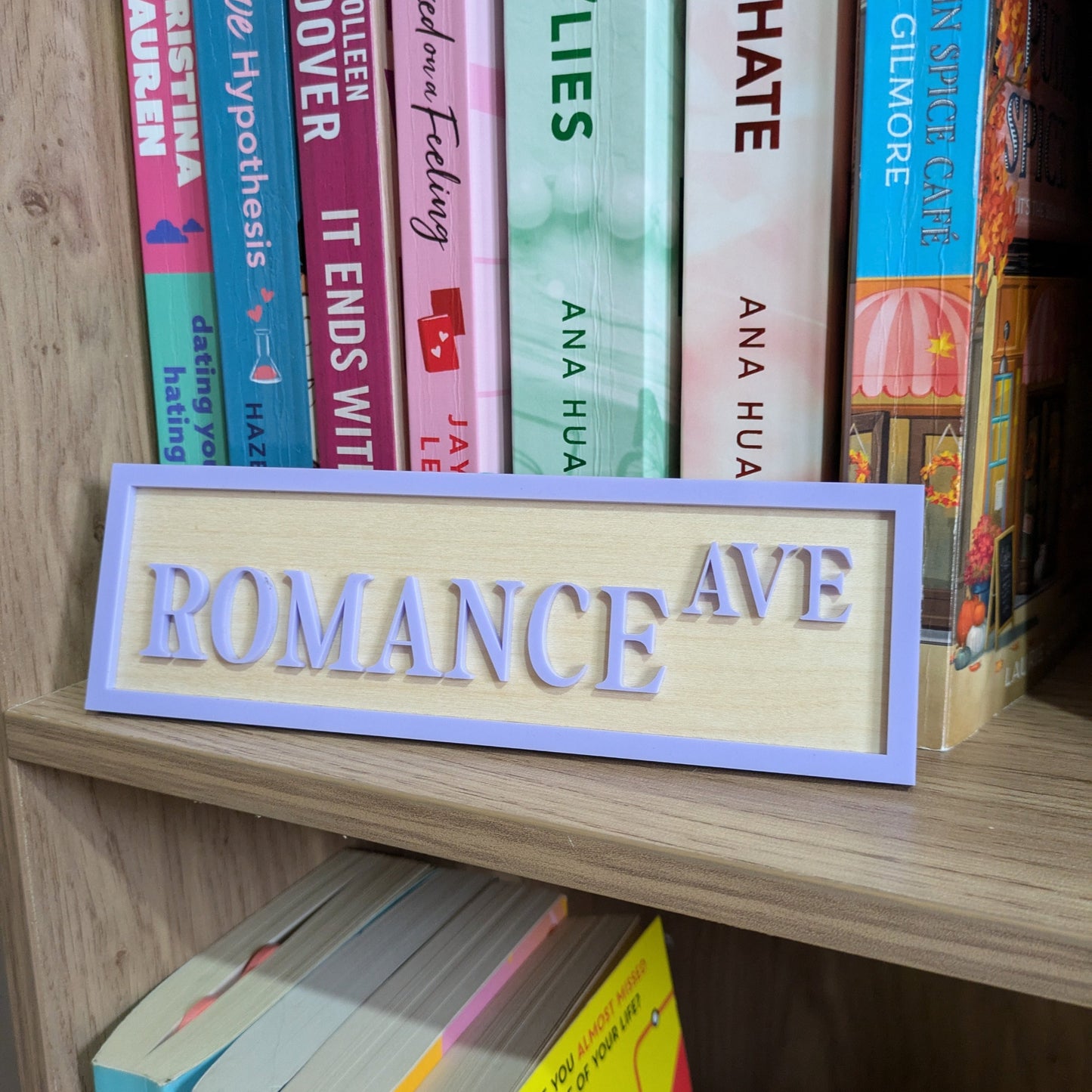 Pastel Genre Bookcase Signs