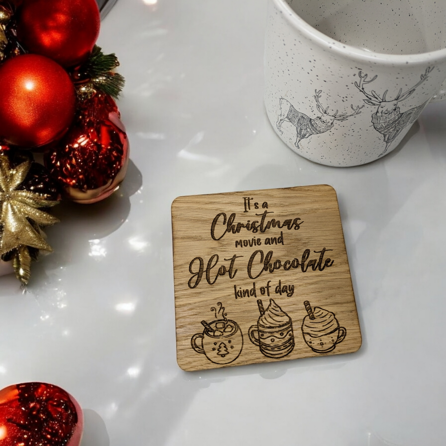 Christmas Movie Day Coaster