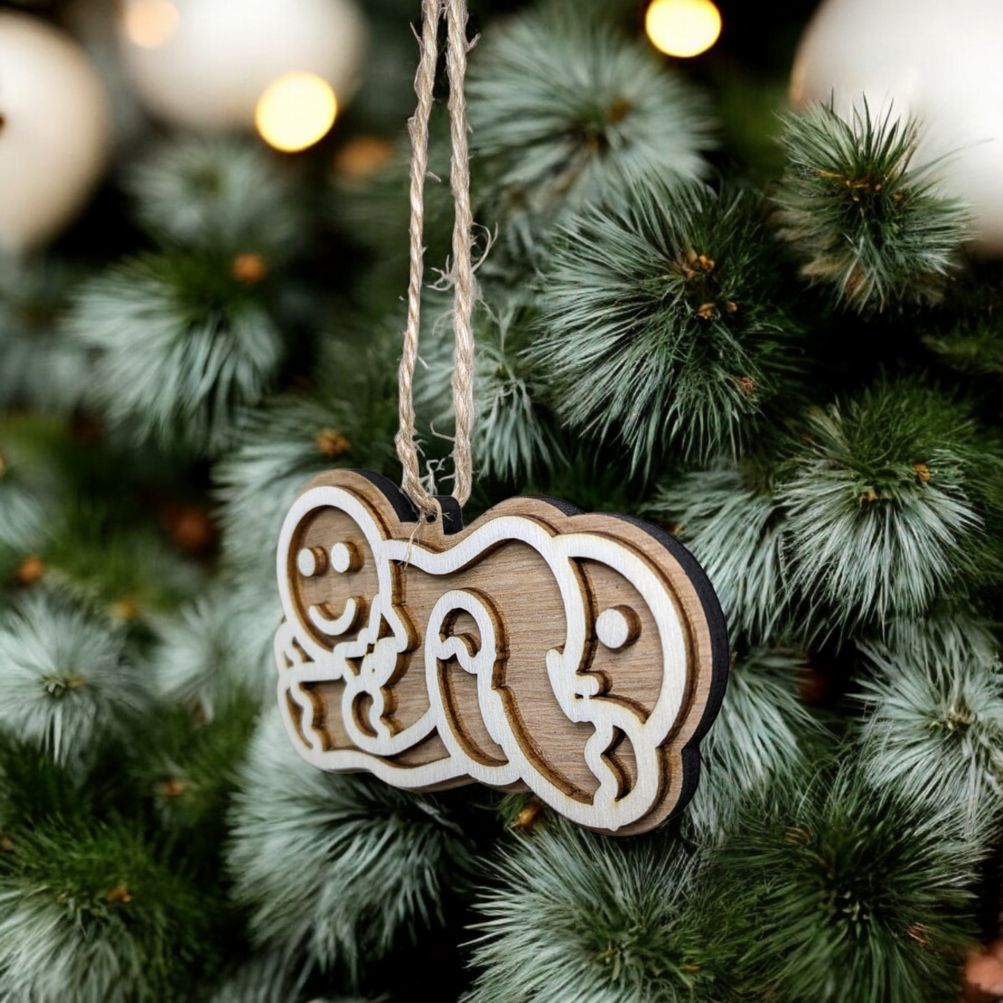 Gay Gingerbread Christmas Baubles