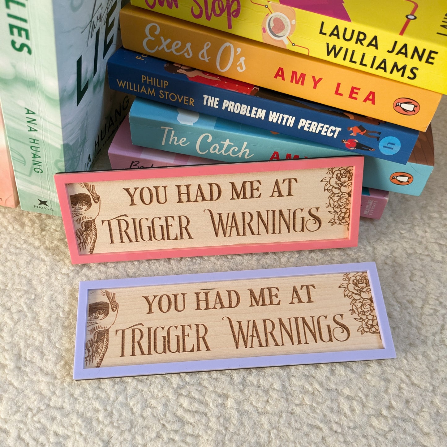 Pastel Trigger Warnings Sign