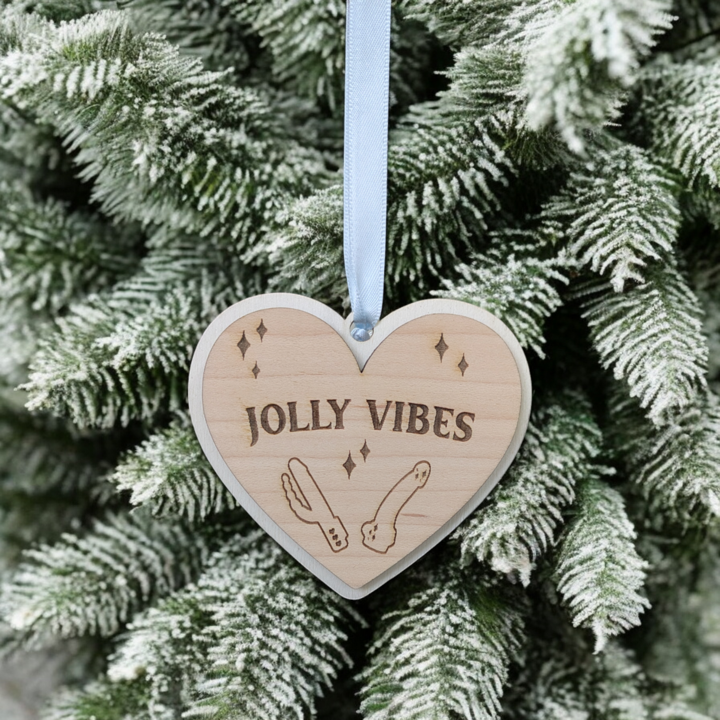 Jolly Vibes Christmas Ornament