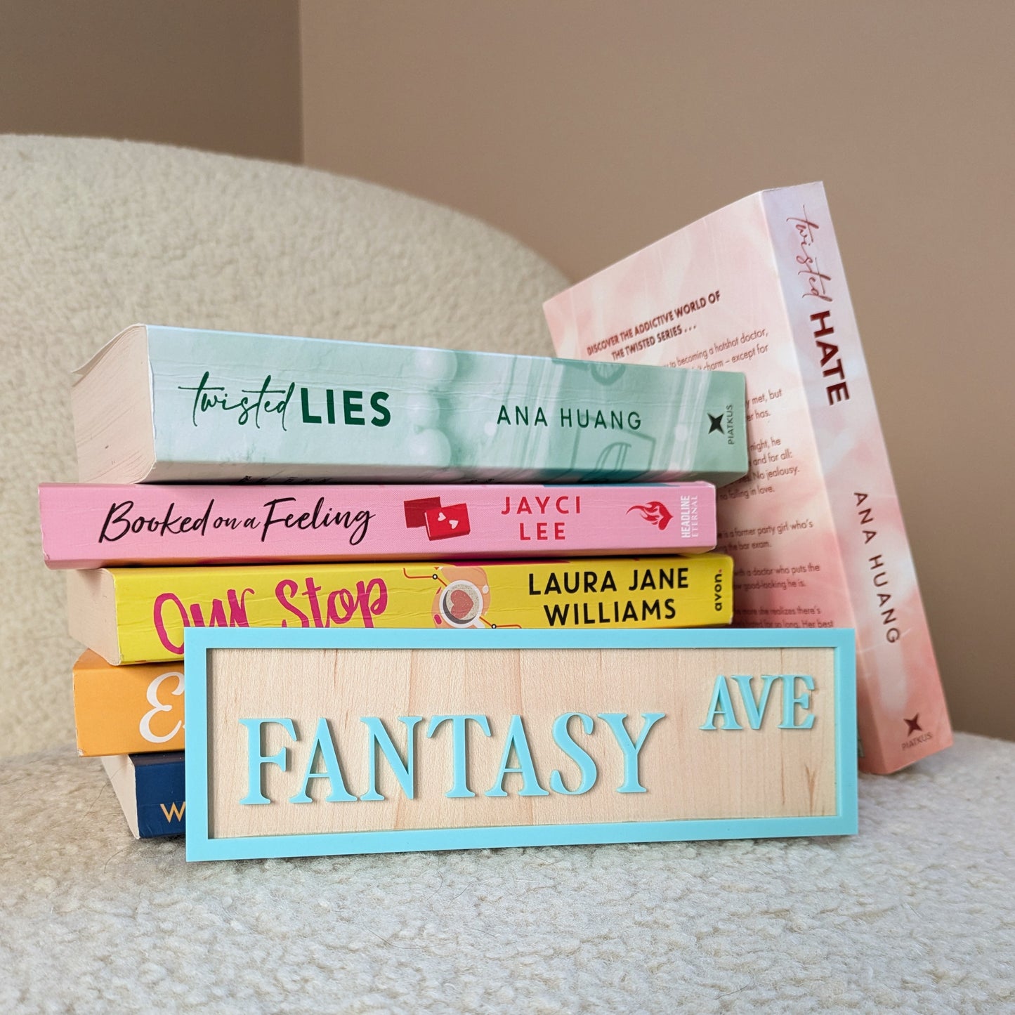 Pastel Genre Bookcase Signs