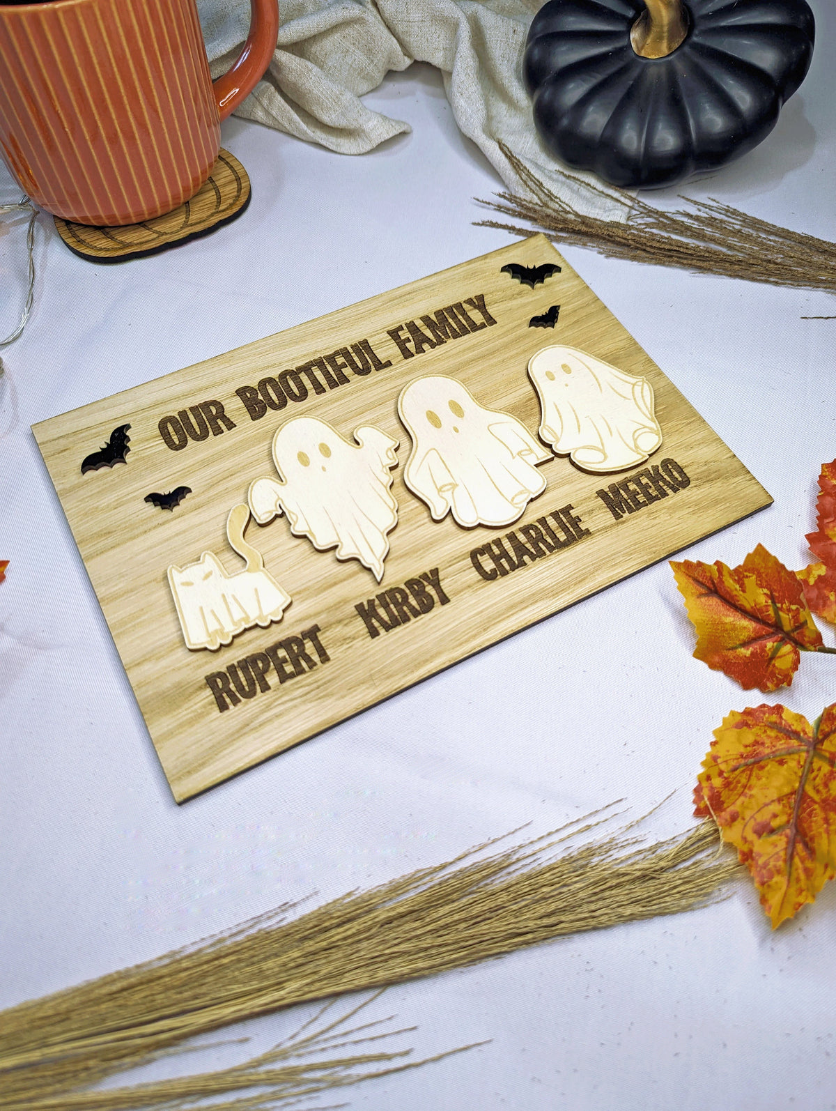 Our Bootiful Family Personalised Halloween Sign
