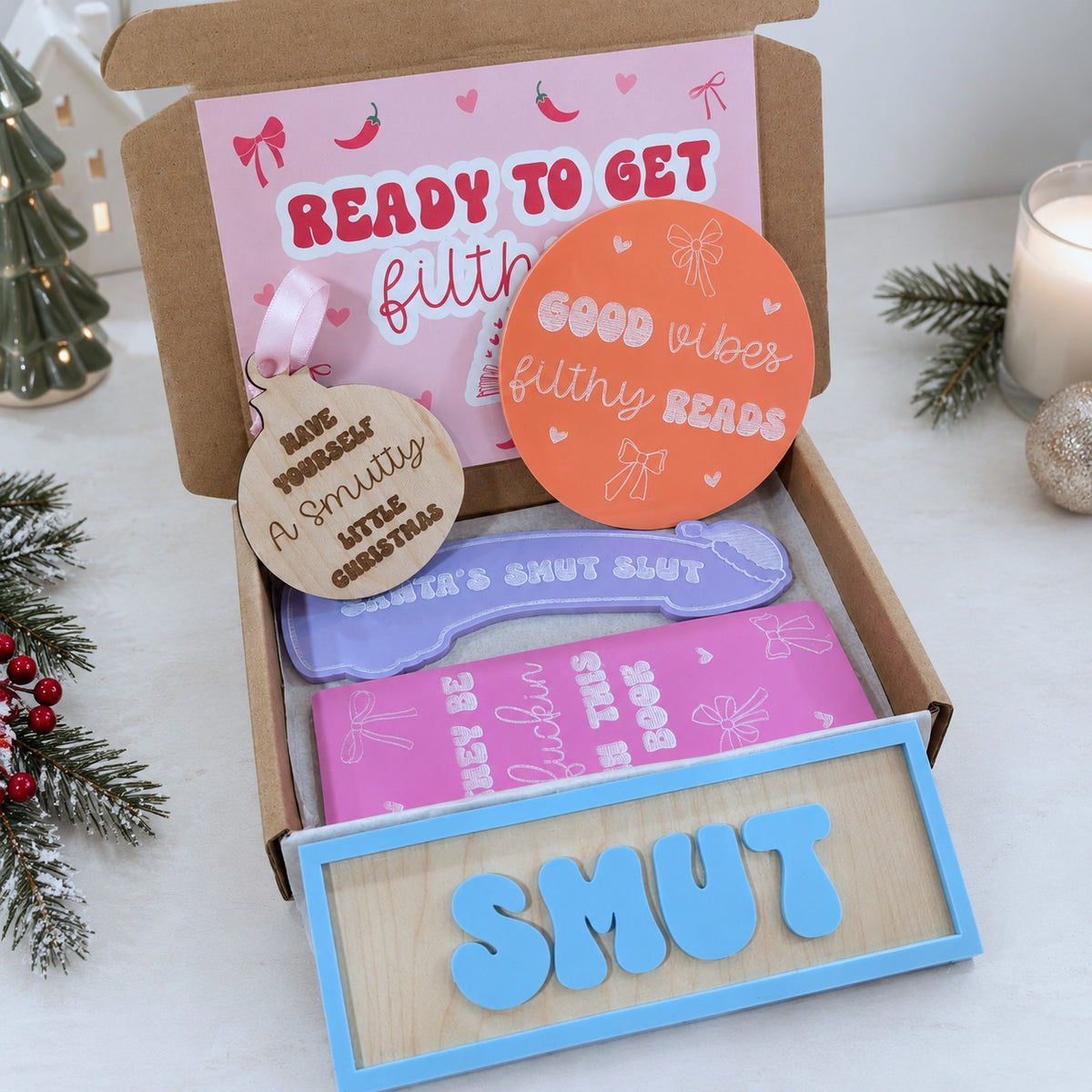 Smut Themed Christmas Gift Box