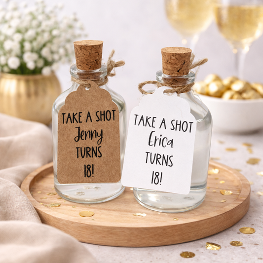 Birthday Shot Favours