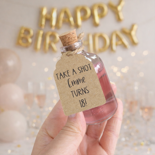 Birthday Shot Favours