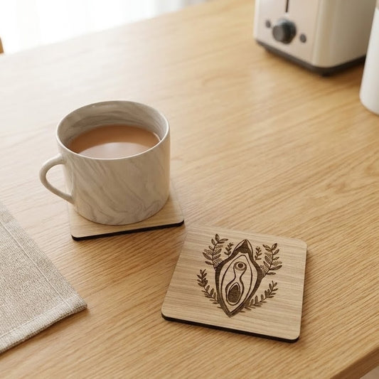 Vulva Coaster Set