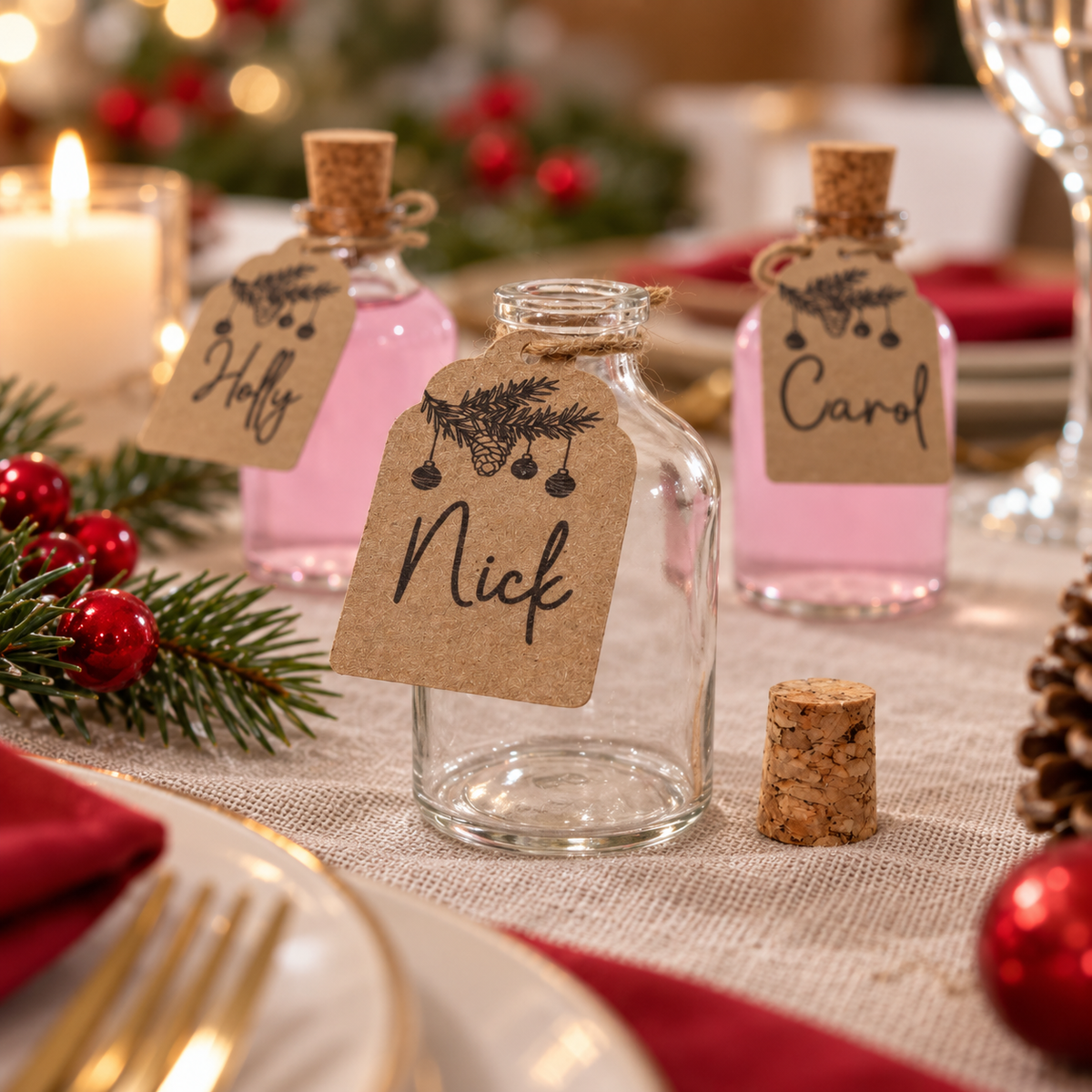 Personalised Christmas Table Gifts