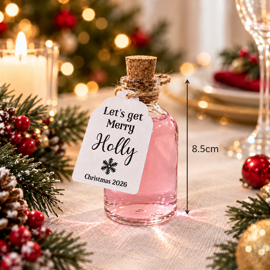 Personalised Christmas Table Favours