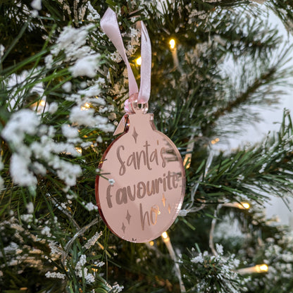 Santa's Favourite Ho Bauble
