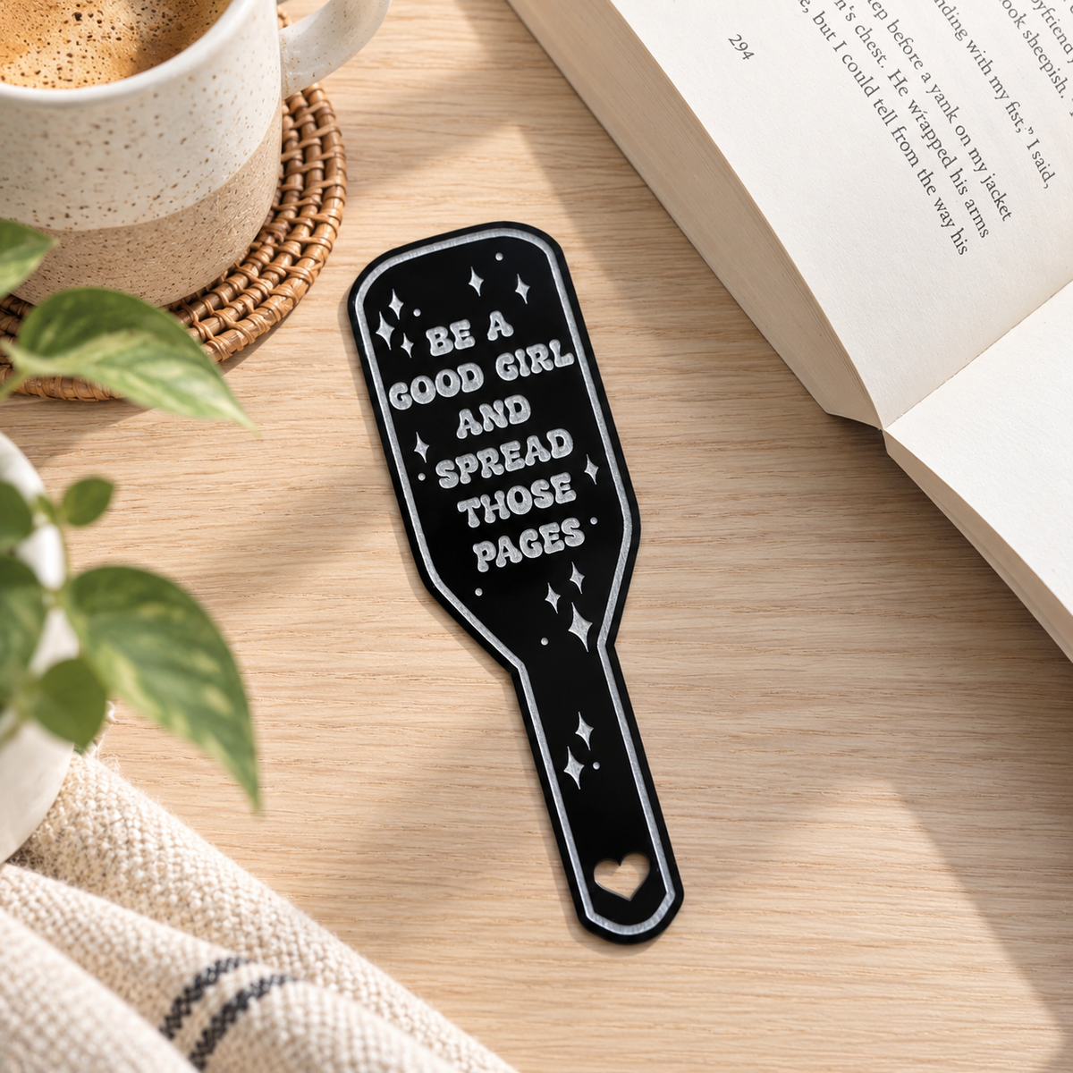 Smut Spanking Paddle Bookmark