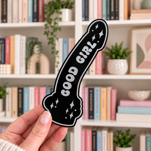 Good Girl Penis Acrylic Naughty Bookmark