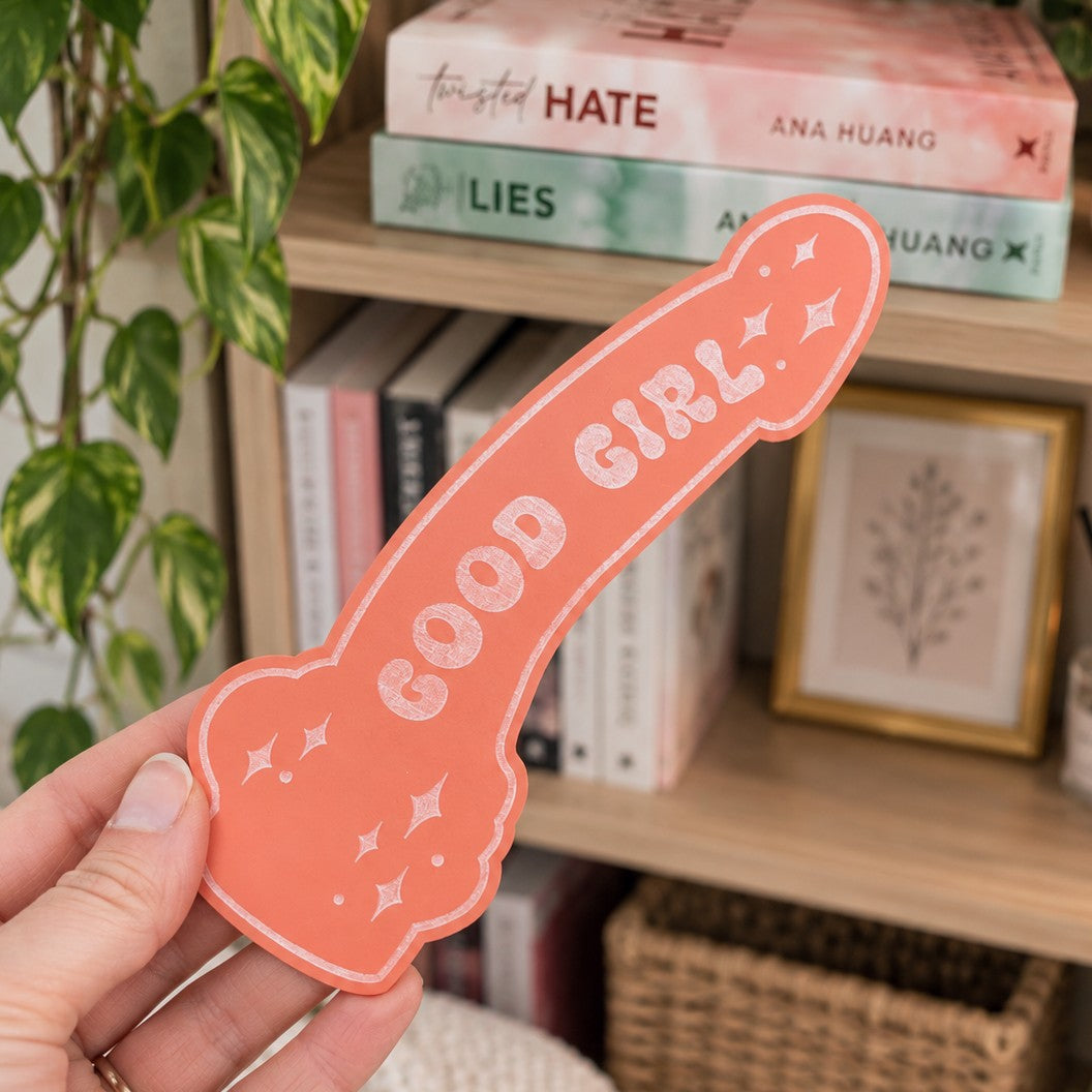 Good Girl Penis Acrylic Naughty Bookmark