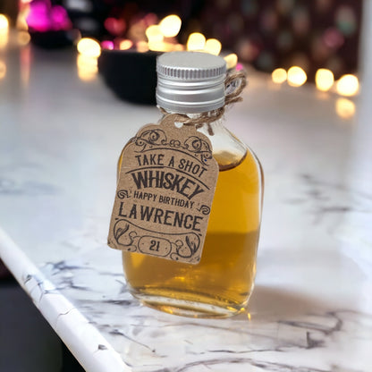 Birthday Whisky Favours