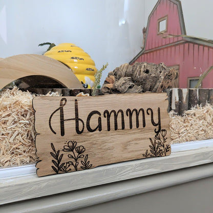 Personalised Flower Cage Sign