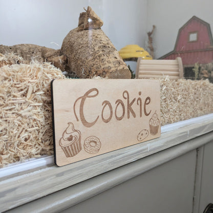 Personalised Sweet Treat Cage Sign