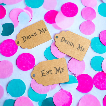 50 Eat Me Drink Me Tags