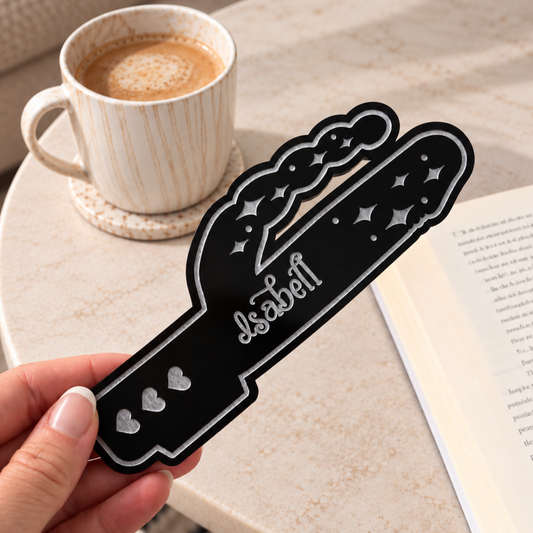 Naughty Rabbit Vibrator Acrylic Bookmark