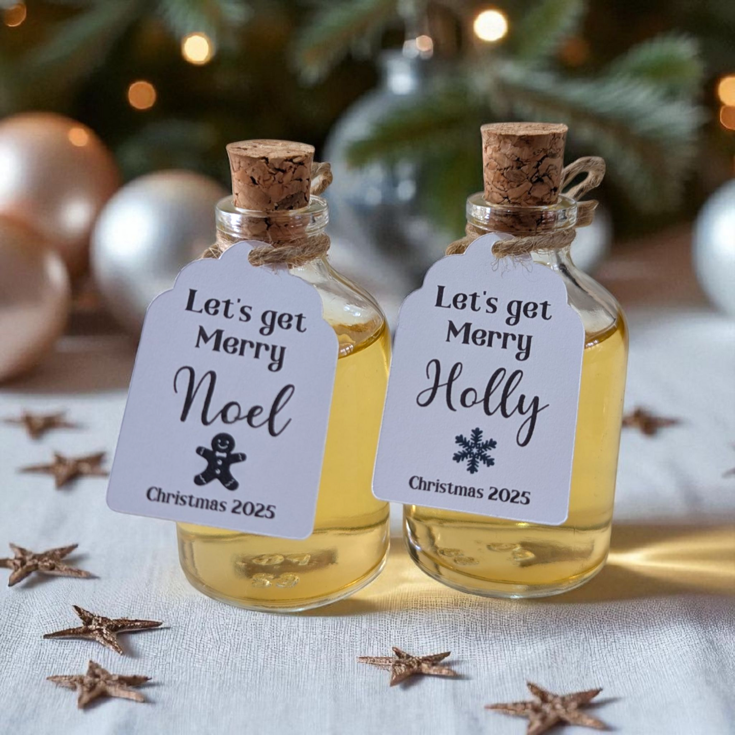 Personalised Christmas Table Favours