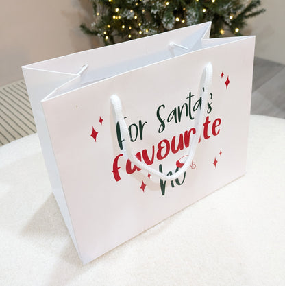 Santa's Favourite Ho Gift Bag