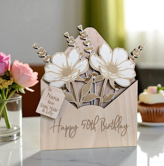 50th Birthday Gift Flower Bouquet
