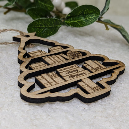 Library Tree Ornament
