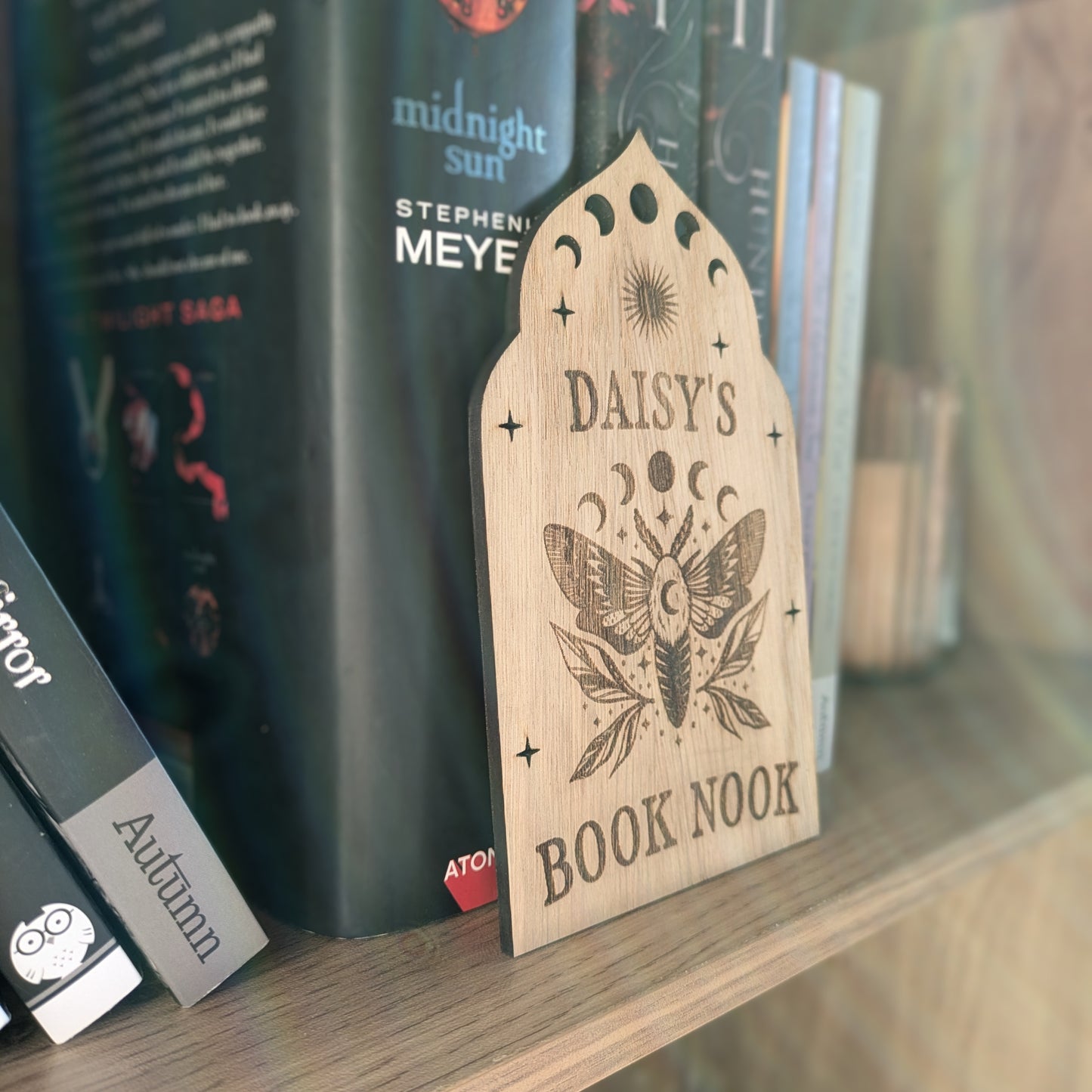 Personalised Fantasy Bookshelf Sign