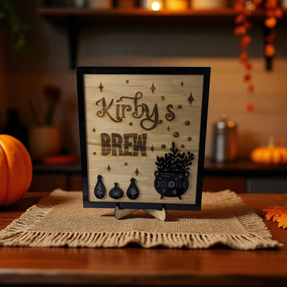 Personalised Witches Brew Sign