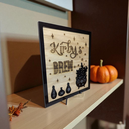 Personalised Witches Brew Sign