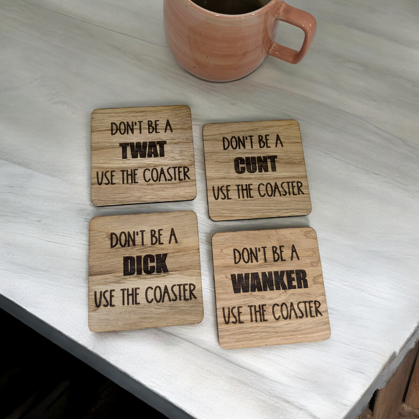 Cunt Coaster Set