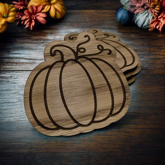 Pumpkin Coaster Set