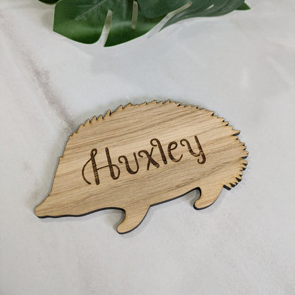 Spikey Hedgehog Cage Sign