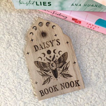Personalised Fantasy Bookshelf Sign