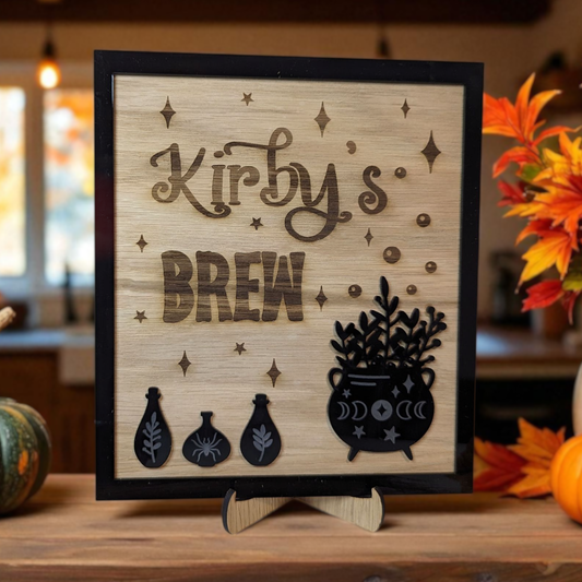 Personalised Witches Brew Sign