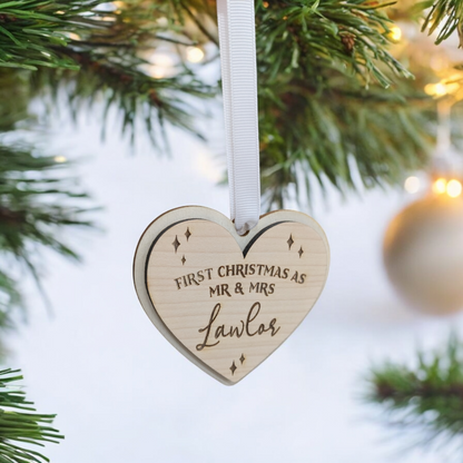 Nordic Newly Wed Ornament