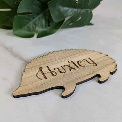 Spikey Hedgehog Cage Sign