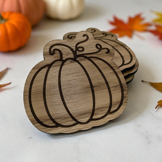 Pumpkin Coaster Set