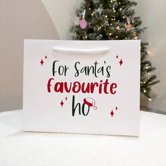 Santa's Favourite Ho Gift Bag