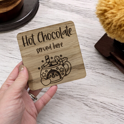 Penguin Hot Chocolate Coaster