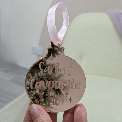 Santa's Favourite Ho Bauble